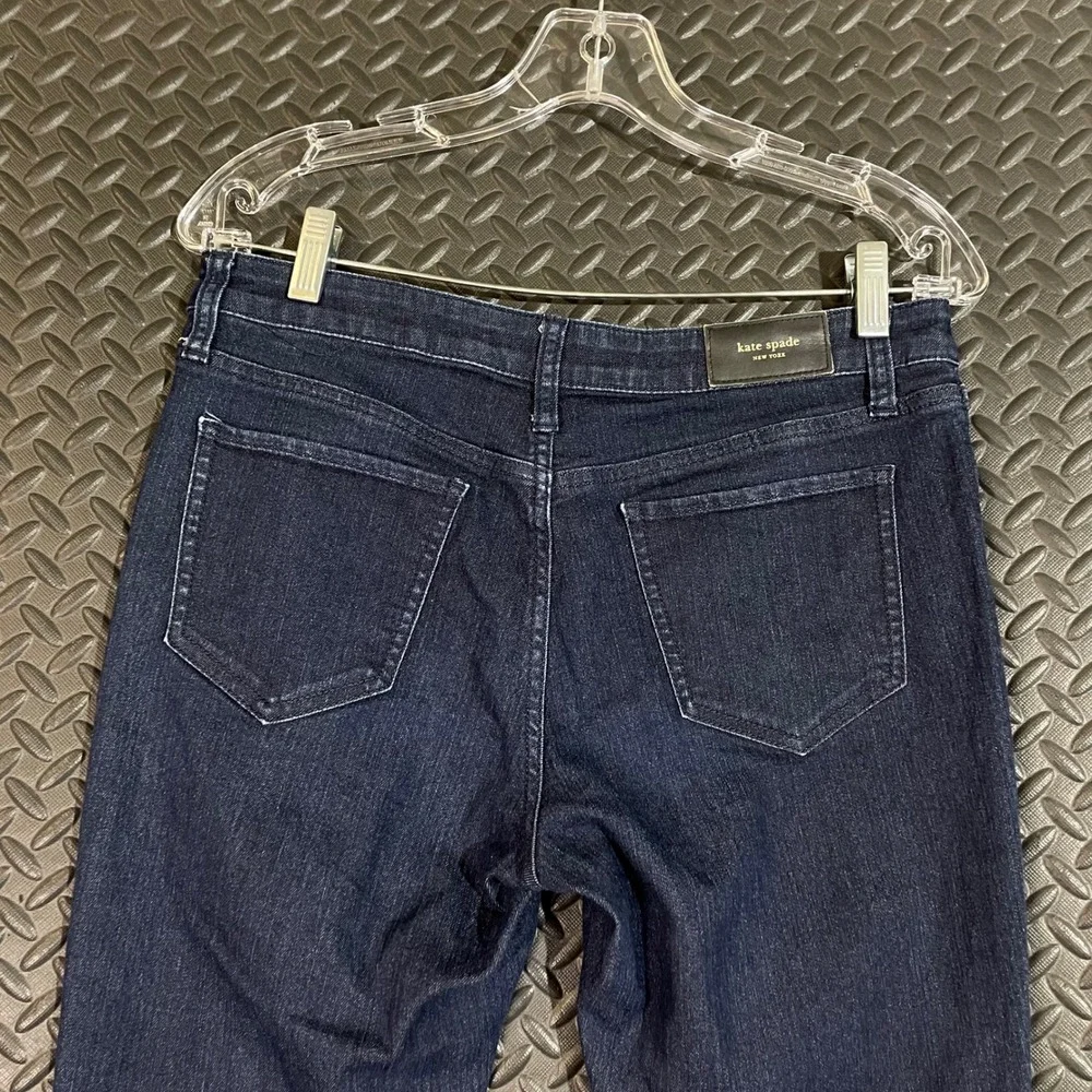 Kate Spade‎ Broome Street Blue Mid Rise Skinny Denim Jeans Women's Size 28